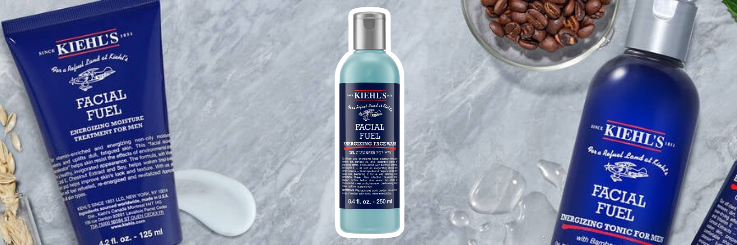 Gel de curatare energizant pentru barbati Facial Fuel Energizing Face Wash Kiehl's